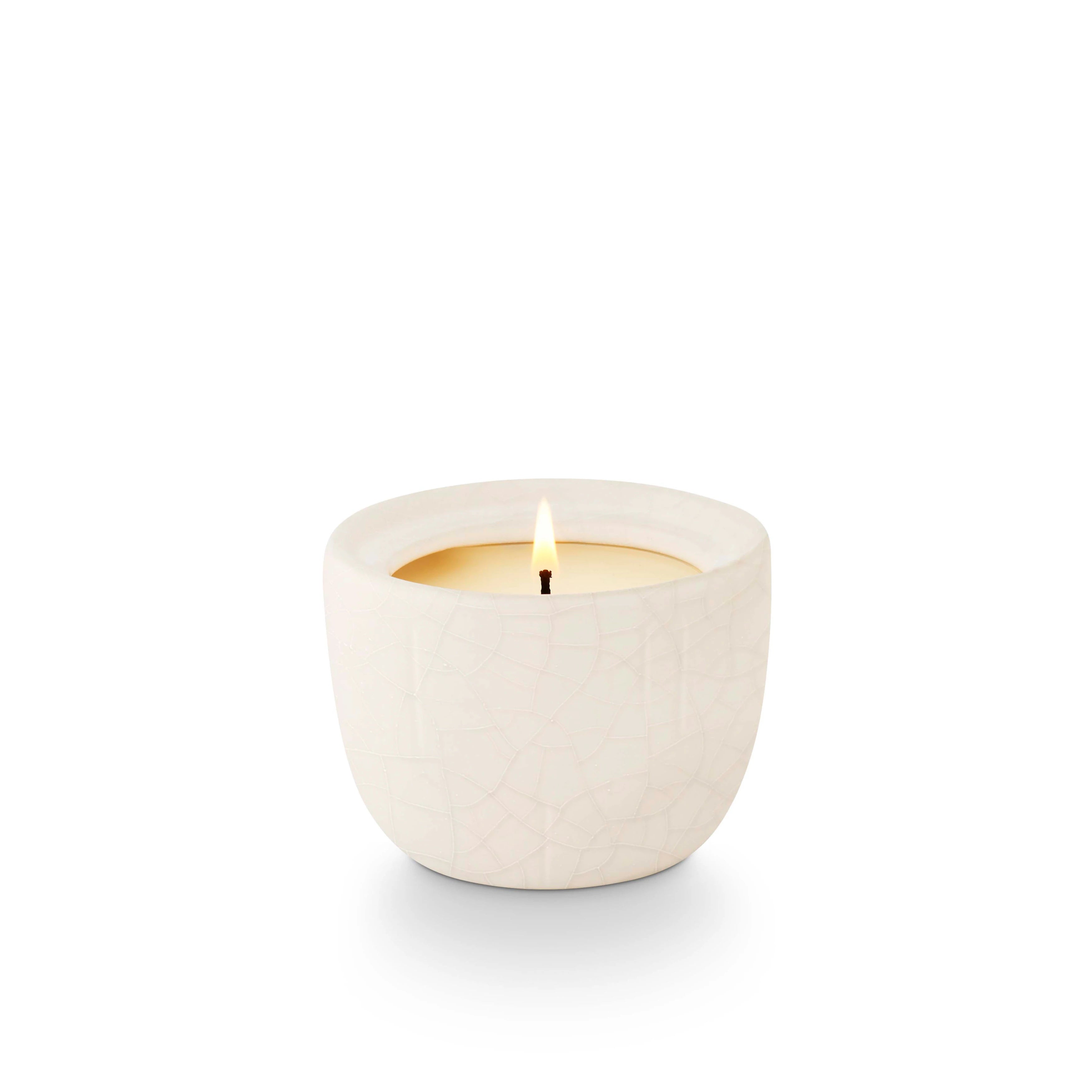 Autumn Chestnut Ceramic Acorn Candle