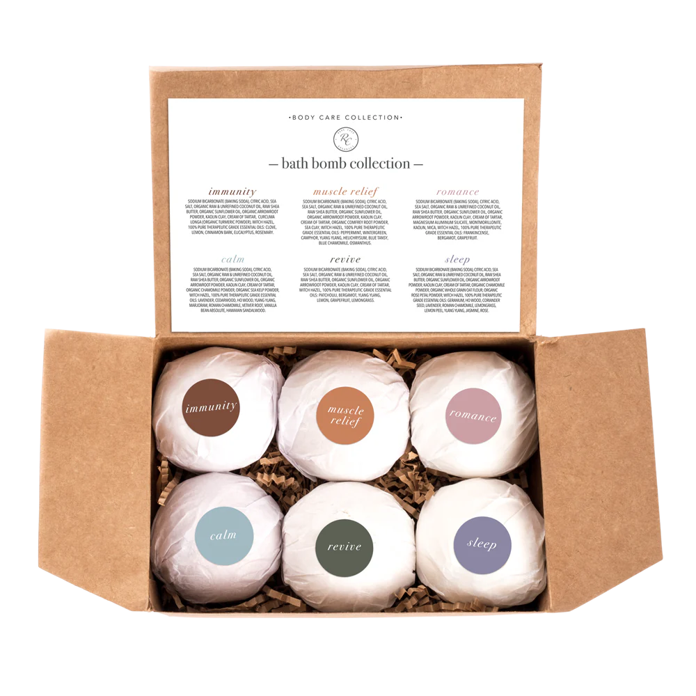 BATH BOMB SET of 6