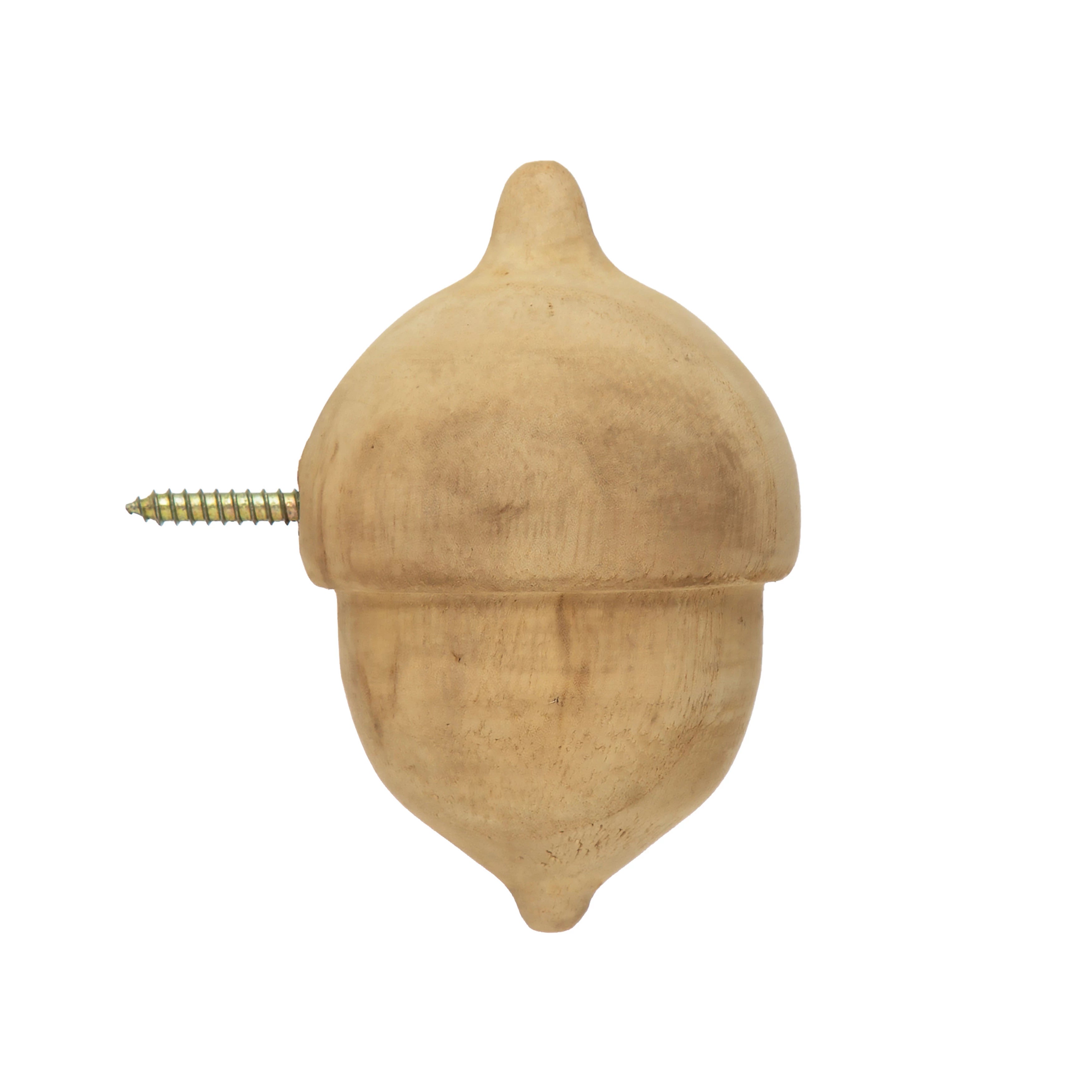 Paulownia Wood Acorn Wall Hook