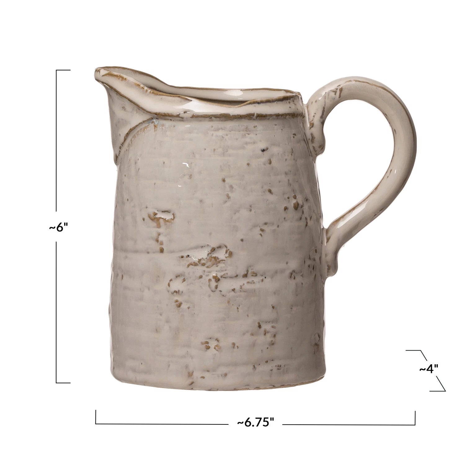 Stoneware Pitcher