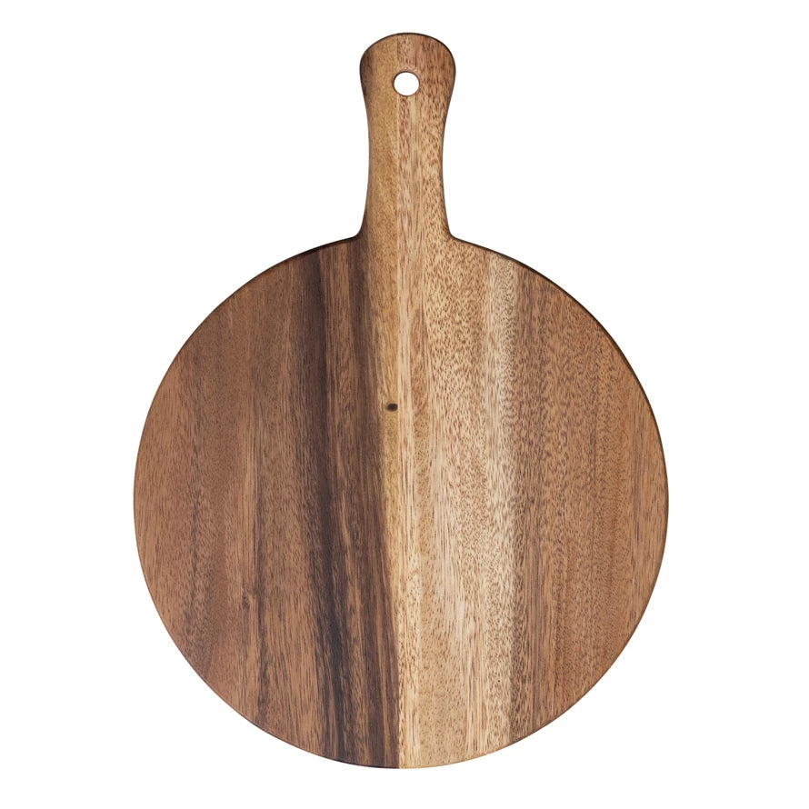 Suar Wood Cheese/Cutting Board w/ Handle