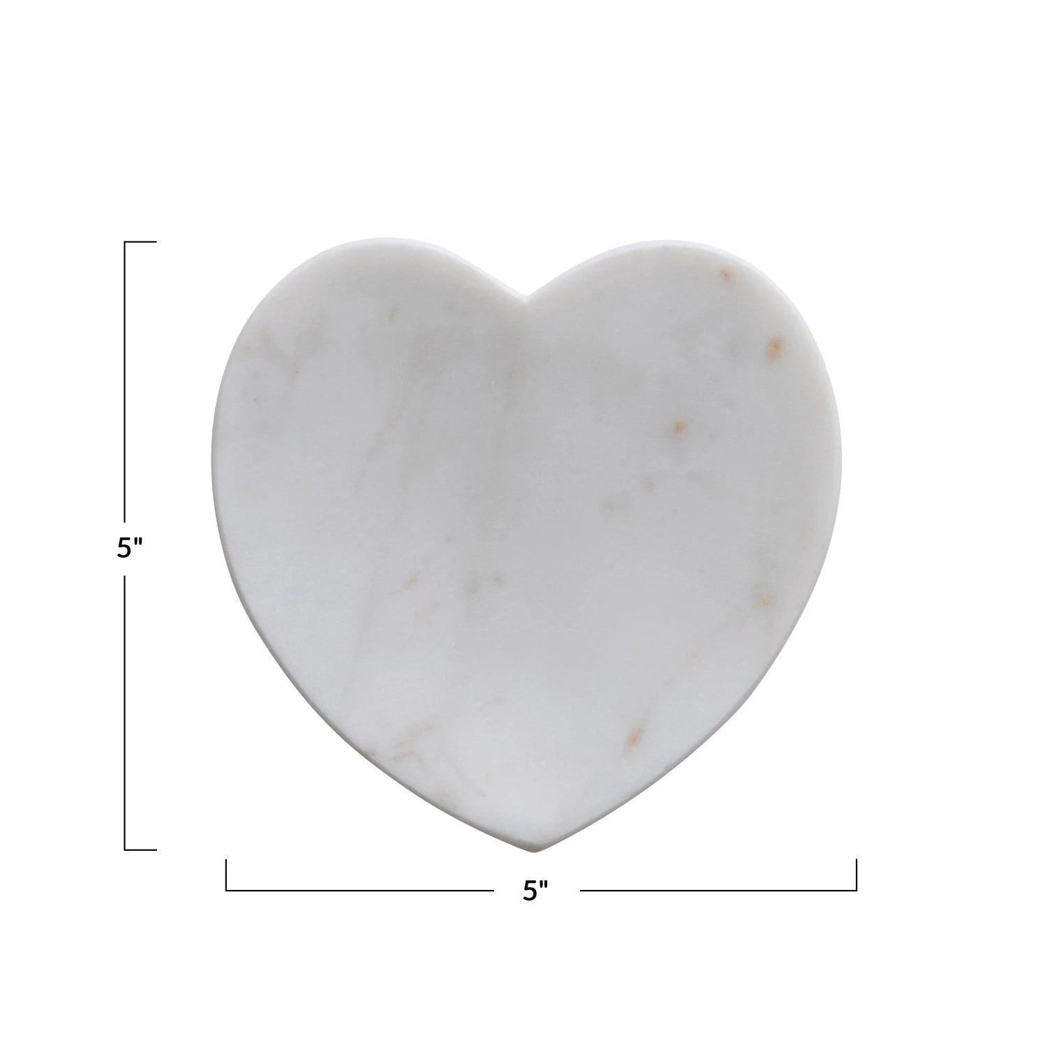 Marble Heart Shaped Dish