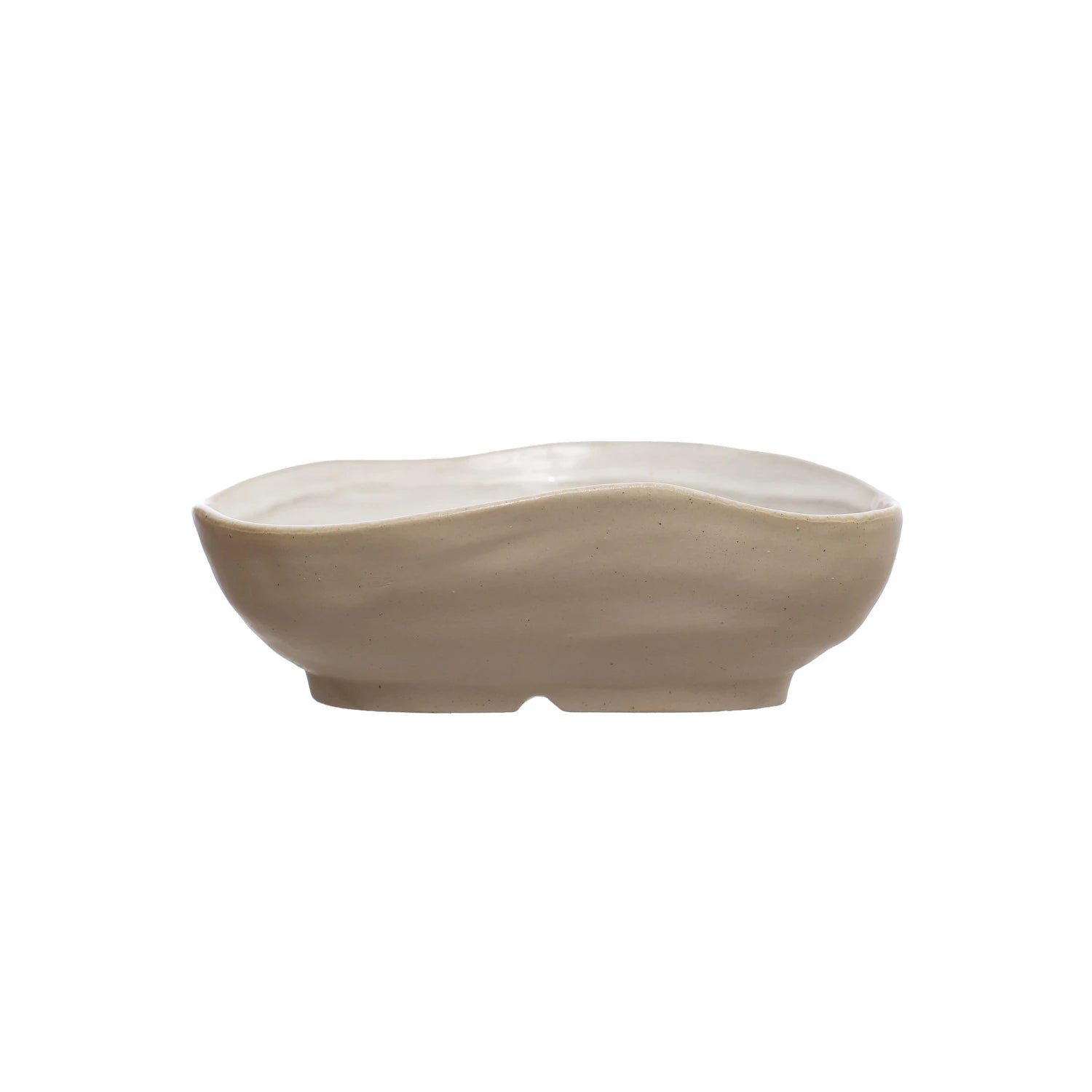 Stoneware Shell Bowl