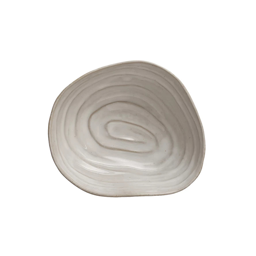 Stoneware Shell Bowl