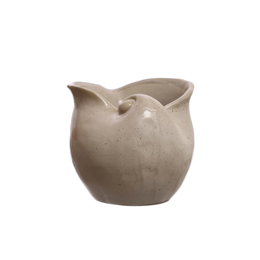 Stoneware Shell Planter/Container